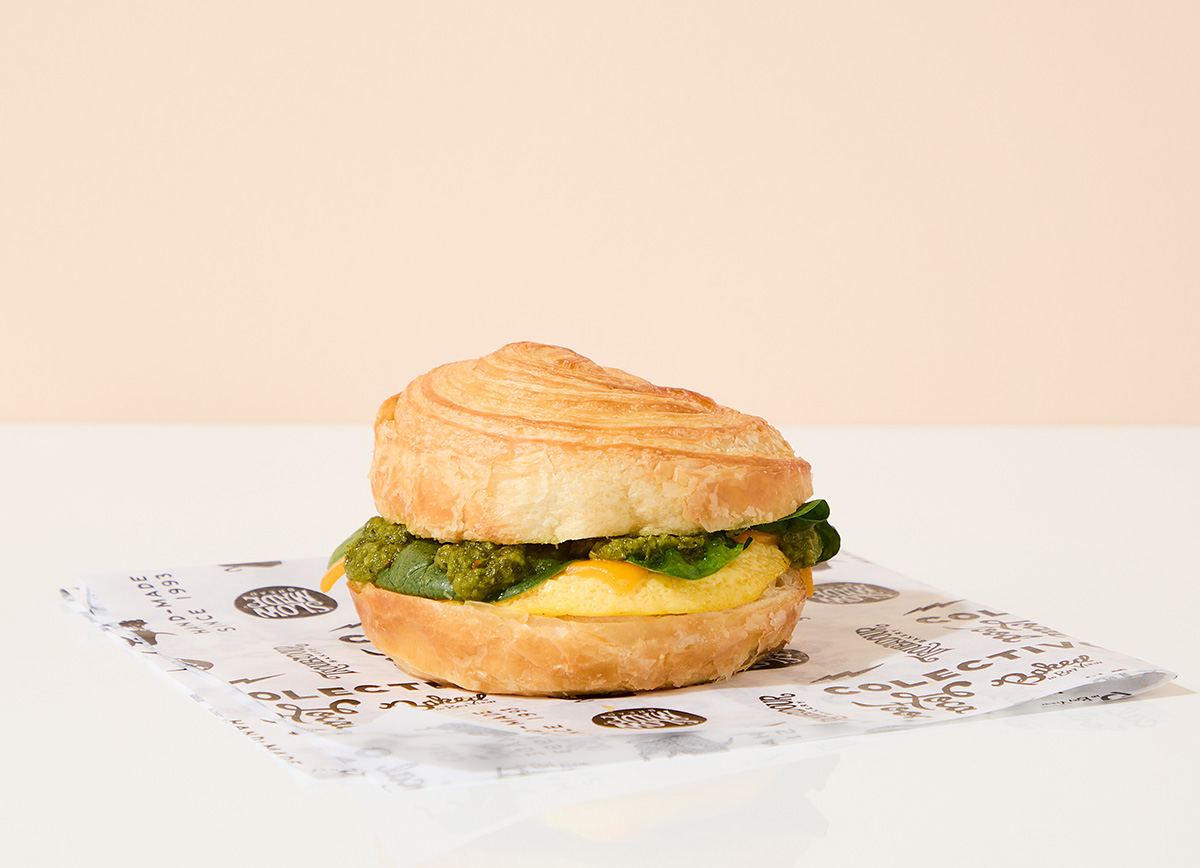 Egg and Goat Cheese Croissant