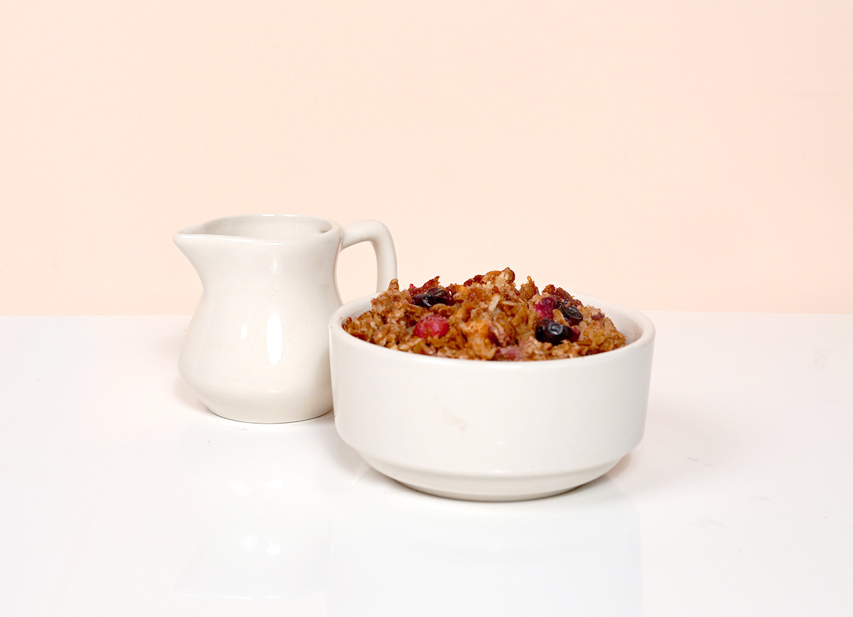 Apple Cranberry Baked Oatmeal